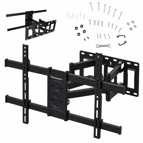 TV fali tartó 32–85" – Dönthető, forgatható és kihajtható, VESA 600×400, 50 kg