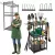 LUARO Kerti Szerszámtartó Állvány – Acél rendszerező