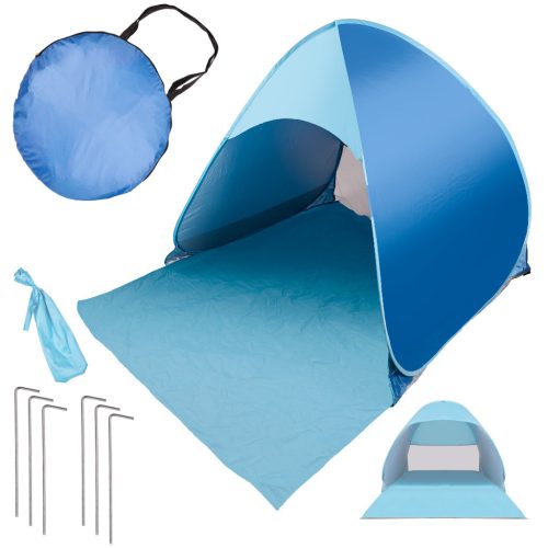 Önmagától felnyíló strand­sátor – UV50+ védelemmel, POP-UP rendszerrel, hordtáskával
