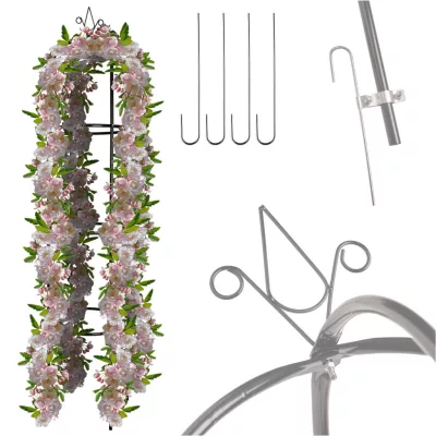 LUARO kerti pergola – fém növénytámasz (195 cm)