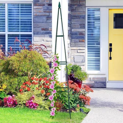   LUARO kúp alakú kerti pergola – fém növénytámasz (195 cm)