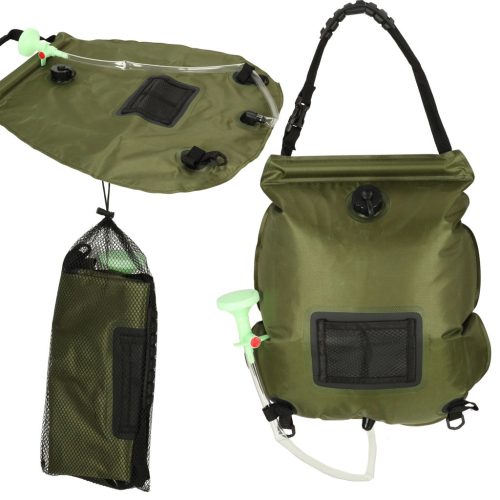 Napelemes mobil zuhany hőfok kijelzővel - 20 Liter
