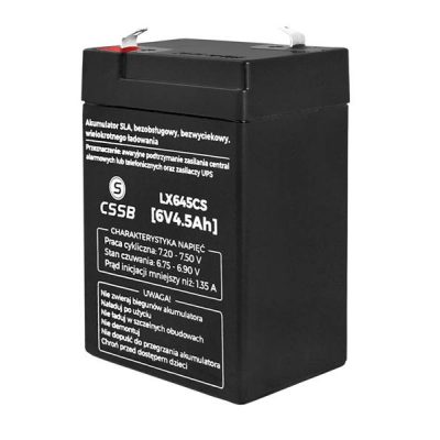 PS Gél akkumulátor 6V 4,5Ah