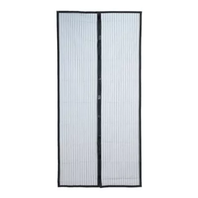   Szúnyogháló függöny ajtóra mágneses 100 x 210 cm #fekete