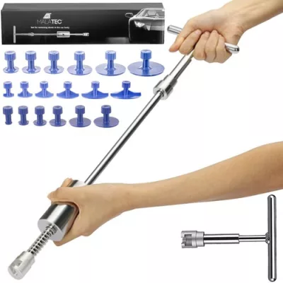   Horpadásjavító készlet - csúszókalapács + 18 db különböző adapterrel
