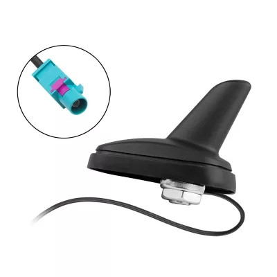   Rádiós cápa antenna Renault / Citroen / Toyota - FAKRA csatlakozó - Fekete színben
