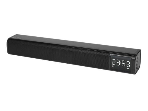 Blow Bluetooth Hangszóró Soundbar Óra 2x6W #fekete