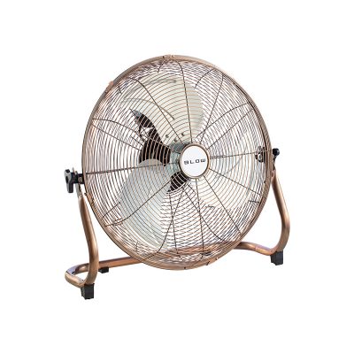   Nagy teljesítményű padló Ventilátor 18"/45cm 200W #réz