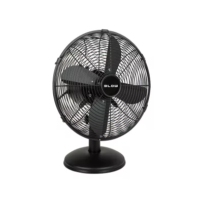 BLOW Fém Asztali Ventilátor - 30 cm, Fekete