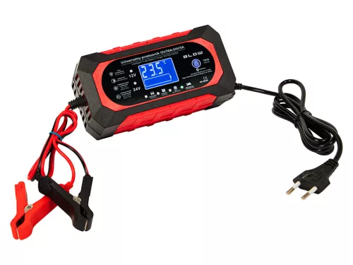 Automatikus egyenirányító akkumulátortöltő 12V/10A – 24V/5A