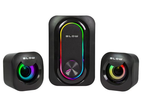 2.1 Játék Számítógép Hangszórók Mélynyomóval – RGB Világítással