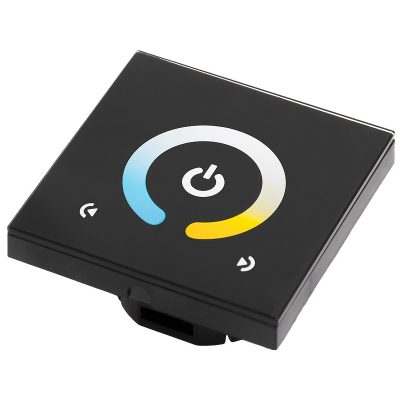   LED fényerő szabályozó, 96W, beéépíthető, érintőgombos, fekete