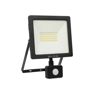   Mozgásérzékelős SMD LED Reflektor, Halogén lámpa - 50W - 4000 lm