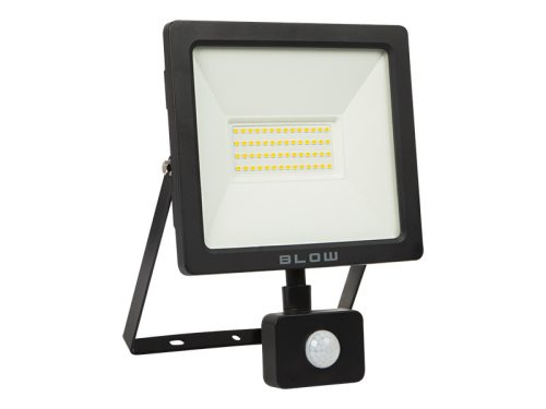 Mozgásérzékelős SMD LED Reflektor, Halogén lámpa - 50W - 4000 lm