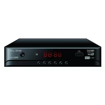   TV Wifi-s dekóder - Nagy felbontású, Full HD 1080 - DVB-T, DVB-T2, H.264, H265 HEVC