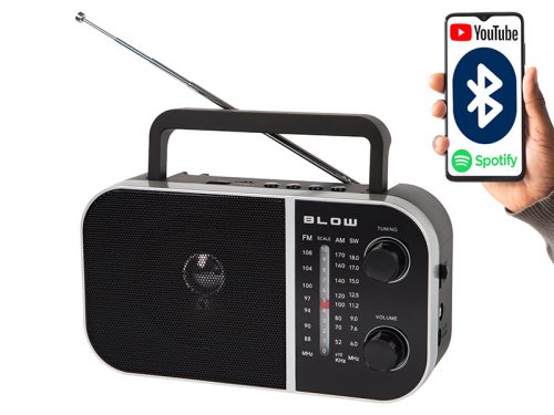 BLOW Bluetooth Analóg AM/ FM Hordozható Rádió