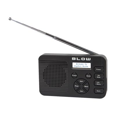   Blow Digitális Rádió RK4 - LCD Kijelző, Beépített akkumulátor, Bluetooth