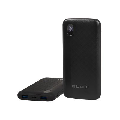 Powerbank 20000mAh 2xUSB - fekete