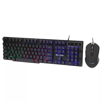 BLOW Gamer Billentyűzet + Egér LED világítással