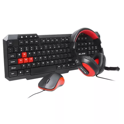 Gamer szett - Billentyűzet, fejhallgató, egér V3