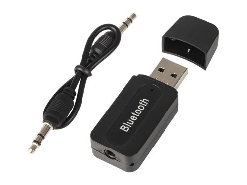 BLUETOOTH adapter USB csatlakozóval, 3,5 mm-es jack