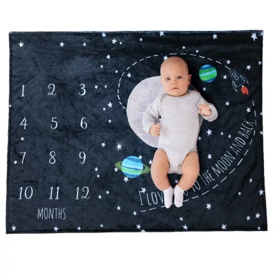   Baba mérföldkő takaró / fotó szőnyeg 100x75 cm - Galaxis
